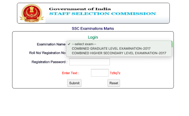 SSC CHSL 2017 Marks Uploaded, Check Here