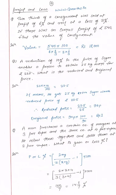 Profit Loss quick revision 4