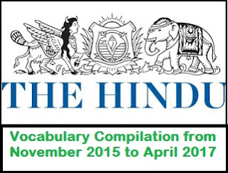 The Hindu Vocabulary Compilation from November 2015 to April 2017 in PDF