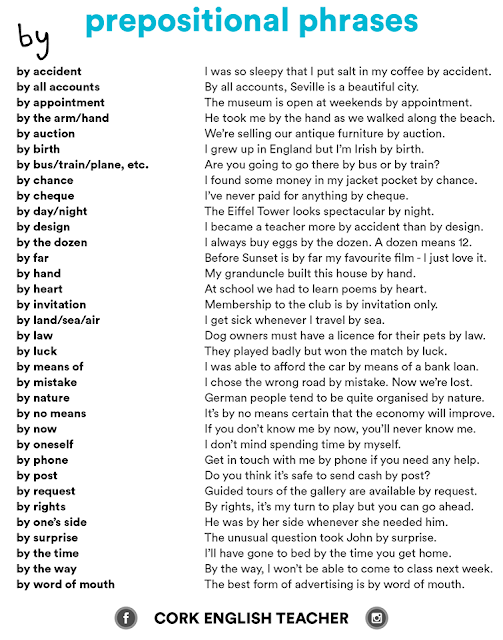 100+ Prepositional Phrases with example sentences in PDF