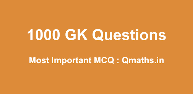 Top 1000 General Knowledge MCQs Pdf Free Download (HINDI)