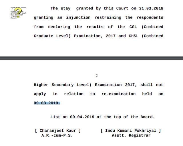 SSC SC Case Record of Proceedings (01.04.2019) PDF