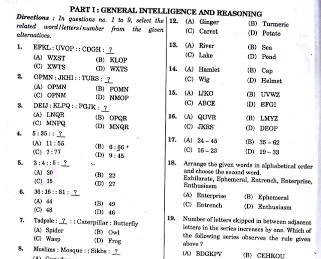 SSC Stenographer 2016 Question paper PDF (Morning + Evening) Download