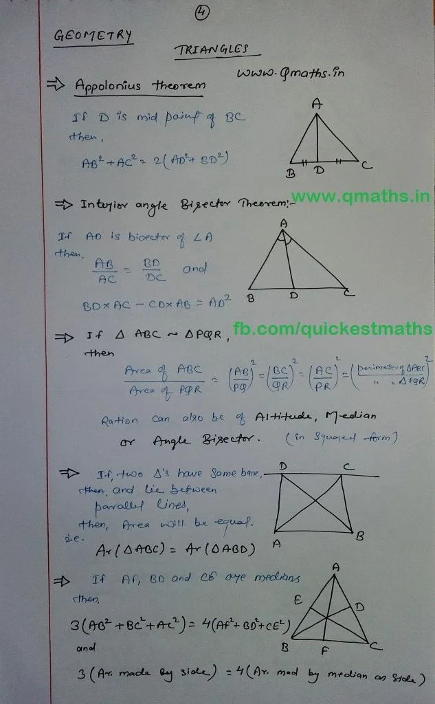Triangles for ssc cgl
