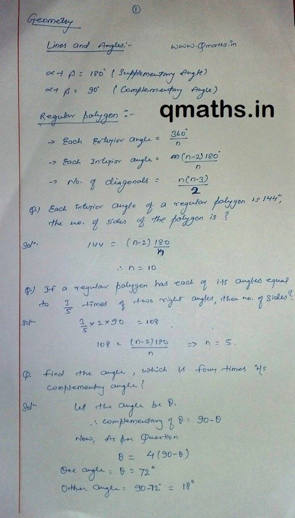 SSC CGL Triangles Properties and Theorems (Complete)