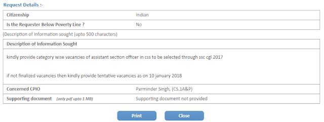 No vacancies have been calculated for the post of ASO in CSS to be filled up through CGLE-2017