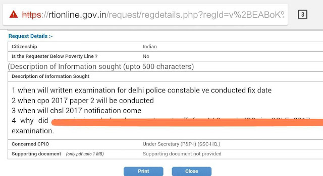 CHSL-17 Notification on time, DP Constable & CPO17 P2 dates will be published soon