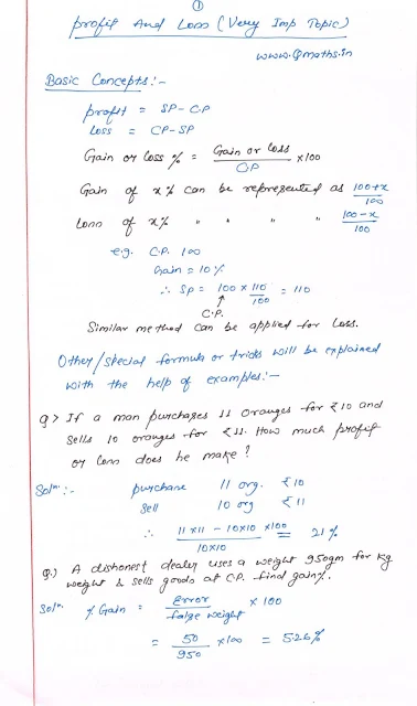 Profit and Loss Tricks and Shortcuts for Quick Revision SSC CGL