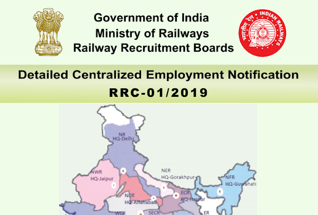 RRB Group D 2019 Notification RRC-01/2019 PDF Download (103769 Vacancy)