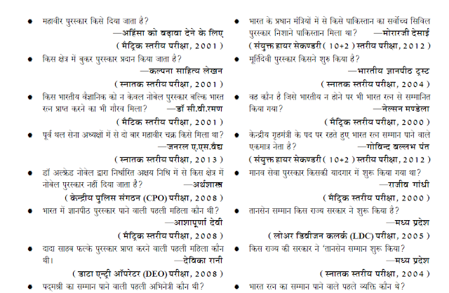 15 Years Miscellaneous GK Questions of SSC Exams PDF Download [HINDI]