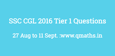 SSC CGL 2016 Tier 1 All Question Papers with Answer Key PDF Download