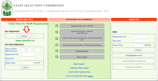 How to Fill SSC CGL 2017 Online Application Form (Step by Step Guide)