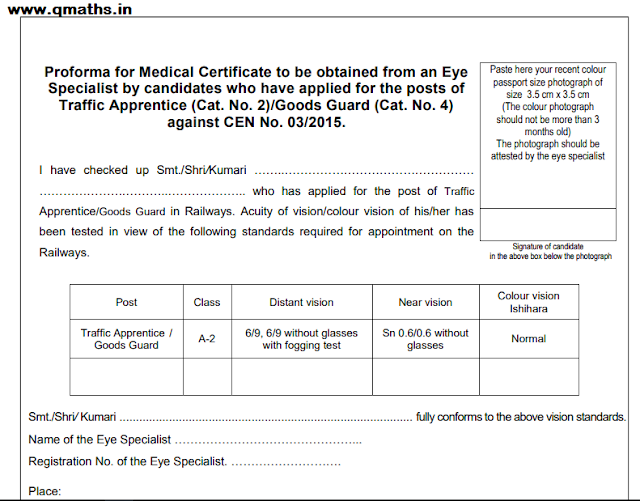 RRB uploaded formats of certificates for DV (Document Verification)