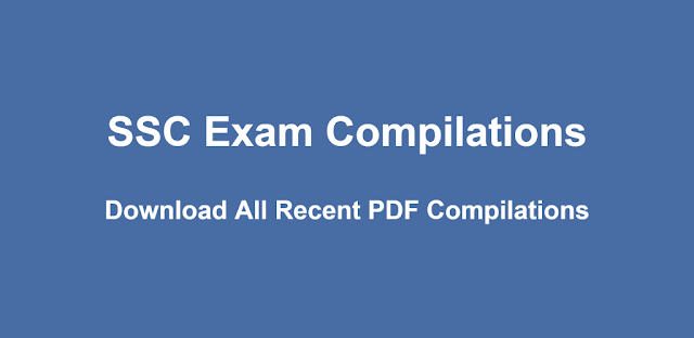 SSC Exam Most Important PDF Compilations for Download