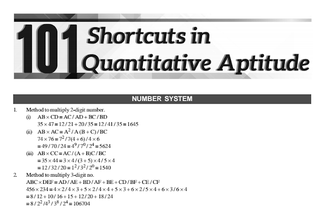 101 maths tricks and shortcuts (section wise) pdf download
