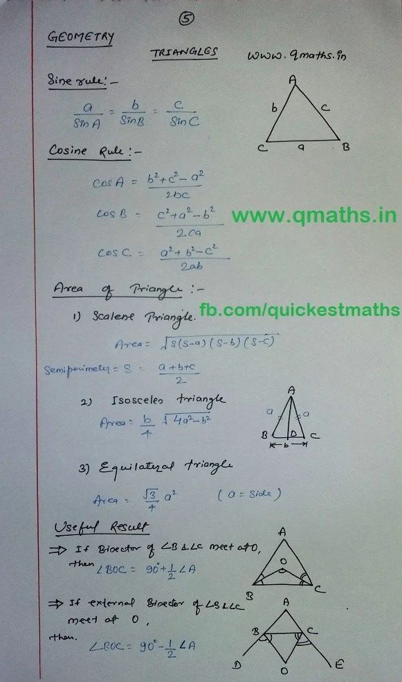 triangles for ssc cgl