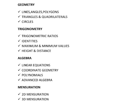 Advance Maths Notes for SSC CGL, CPO, CHSL, MTS Etc